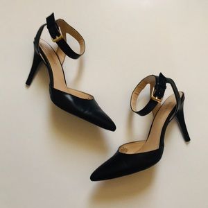 Nine West Ackley Ankle Strap Slingback Heels